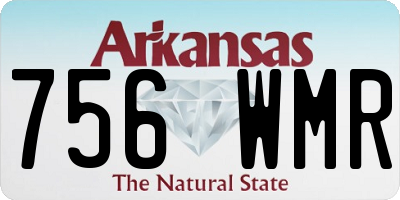 AR license plate 756WMR