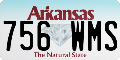 AR license plate 756WMS