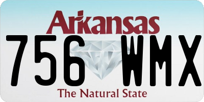 AR license plate 756WMX