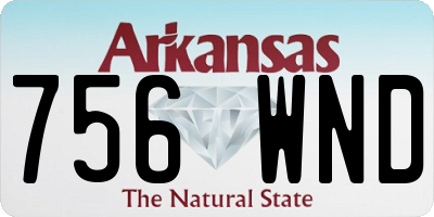 AR license plate 756WND