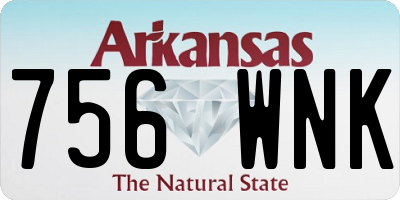 AR license plate 756WNK