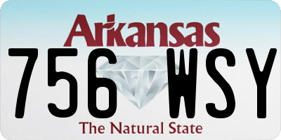 AR license plate 756WSY