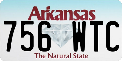 AR license plate 756WTC