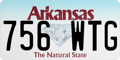 AR license plate 756WTG