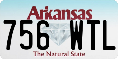 AR license plate 756WTL