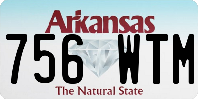 AR license plate 756WTM
