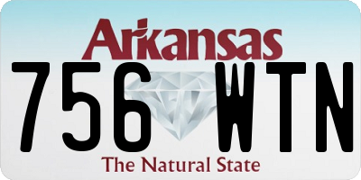 AR license plate 756WTN