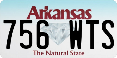 AR license plate 756WTS