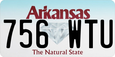 AR license plate 756WTU