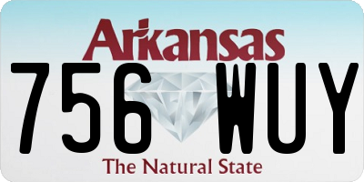 AR license plate 756WUY