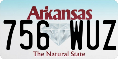 AR license plate 756WUZ