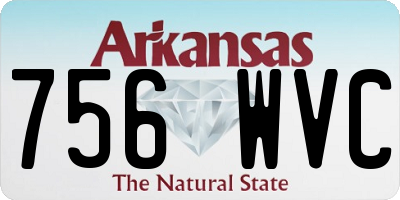AR license plate 756WVC