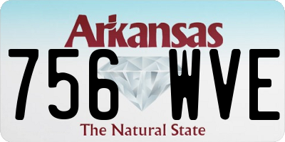 AR license plate 756WVE
