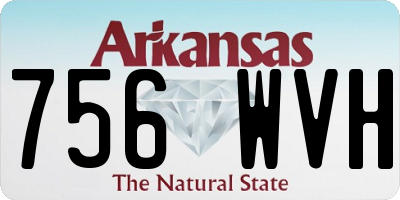 AR license plate 756WVH