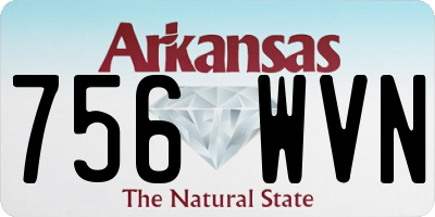AR license plate 756WVN