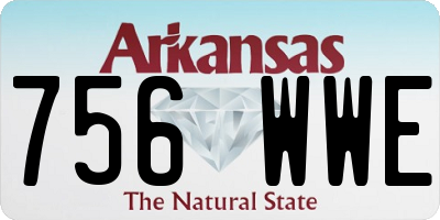 AR license plate 756WWE