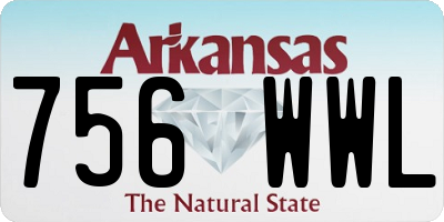 AR license plate 756WWL