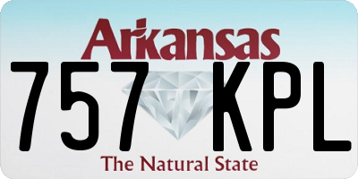 AR license plate 757KPL