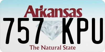 AR license plate 757KPU