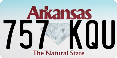 AR license plate 757KQU