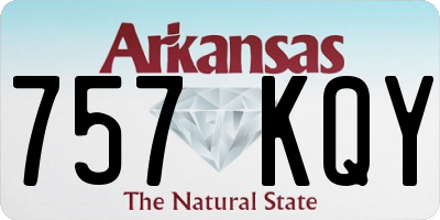 AR license plate 757KQY