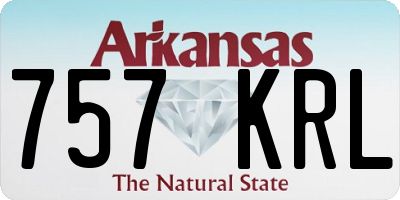AR license plate 757KRL