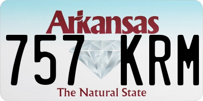AR license plate 757KRM