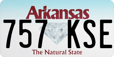 AR license plate 757KSE
