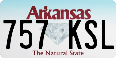 AR license plate 757KSL