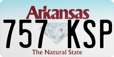 AR license plate 757KSP