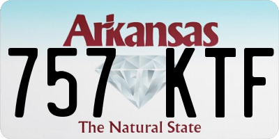 AR license plate 757KTF