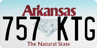 AR license plate 757KTG