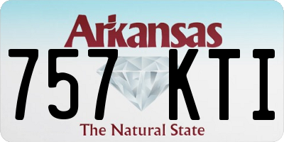 AR license plate 757KTI