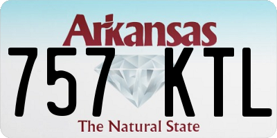 AR license plate 757KTL