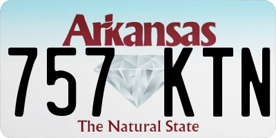 AR license plate 757KTN