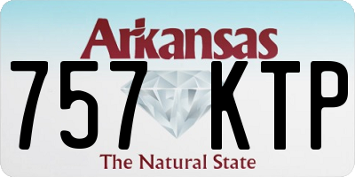 AR license plate 757KTP