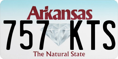 AR license plate 757KTS