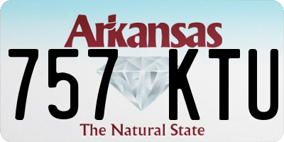 AR license plate 757KTU