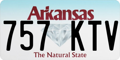 AR license plate 757KTV