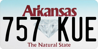 AR license plate 757KUE