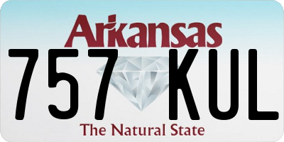 AR license plate 757KUL