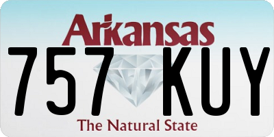 AR license plate 757KUY
