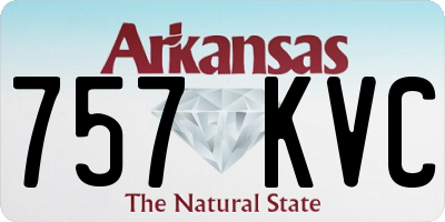 AR license plate 757KVC