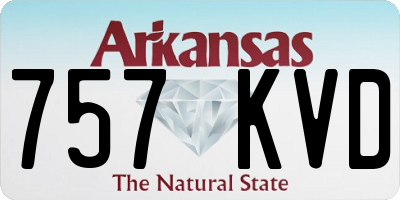 AR license plate 757KVD