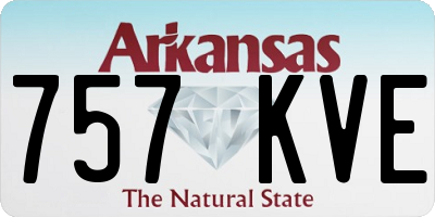 AR license plate 757KVE