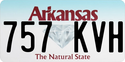 AR license plate 757KVH