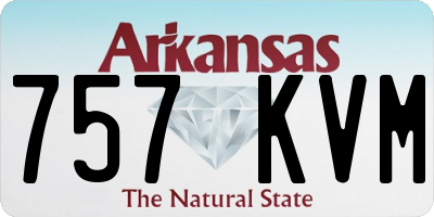 AR license plate 757KVM