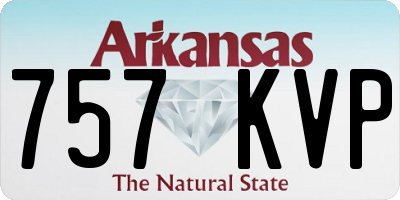 AR license plate 757KVP