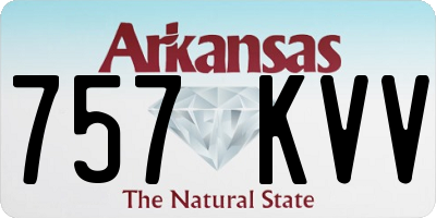 AR license plate 757KVV
