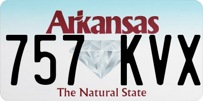 AR license plate 757KVX